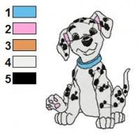 Dalmations Embroidery Design 10